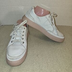 Timberland Atlanta Green EK+ Women's White and Pink Sneakers size 8.5